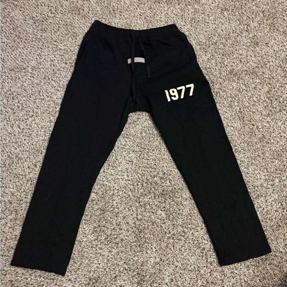 Black Essential Sweatpants